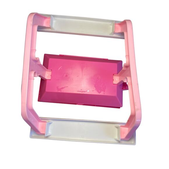 1991 Arco Mattel Barbie Doll Backyard Cookout Storage Picnic Table and Food Pink - Picture 4 of 7